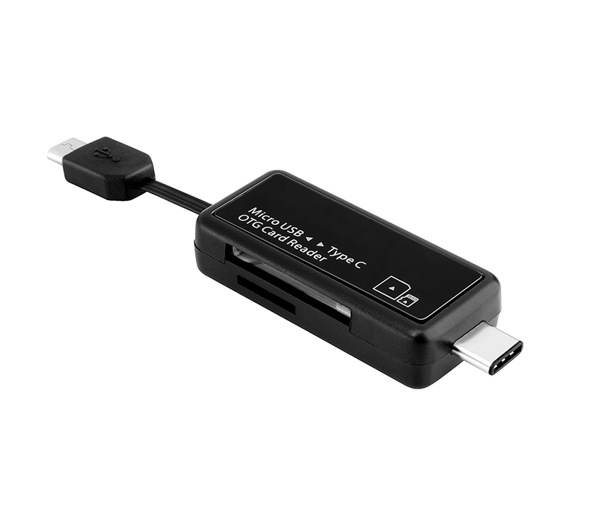 UC372 Type-C Card Reader with Foldable Cable
